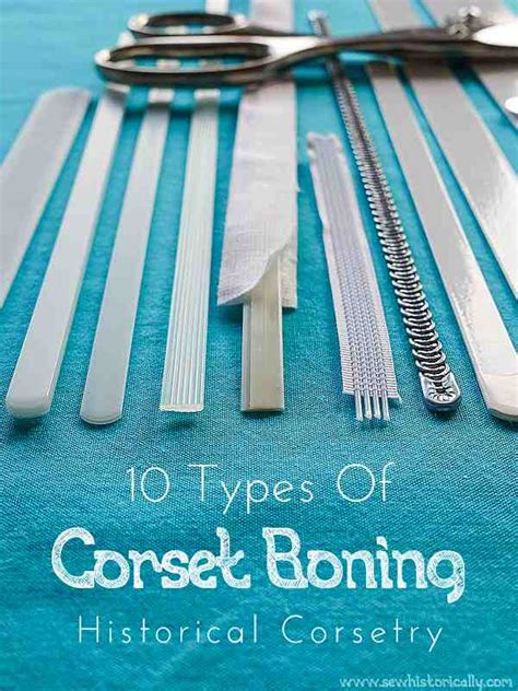 types of corset boning